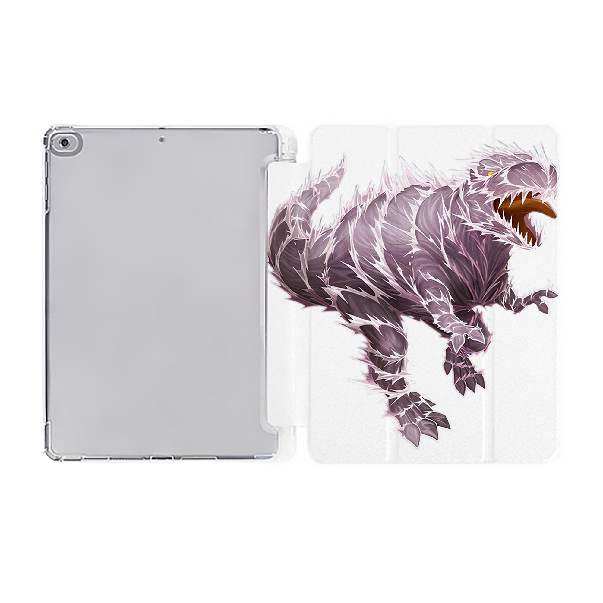 （画像用） 遊☆戯☆王 Yu-Gi-Oh! IPad ケース ペン収納付き 三つ折りスタンド PUレザー×シリコン 対応機種9.5/10.5/10.9インチ